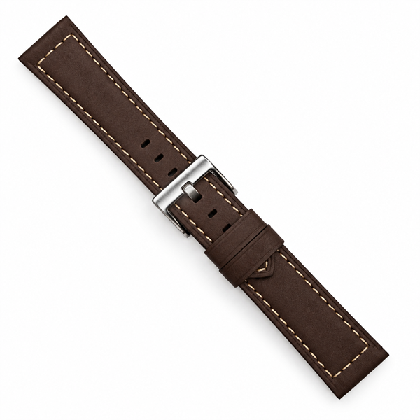 Brown Vintage leather watchstrap